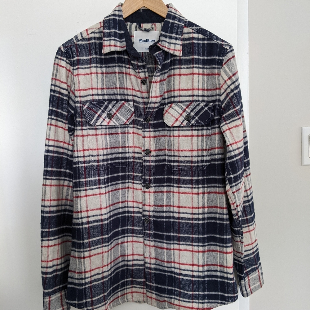 WindRiver Men's cotton flannel shirt